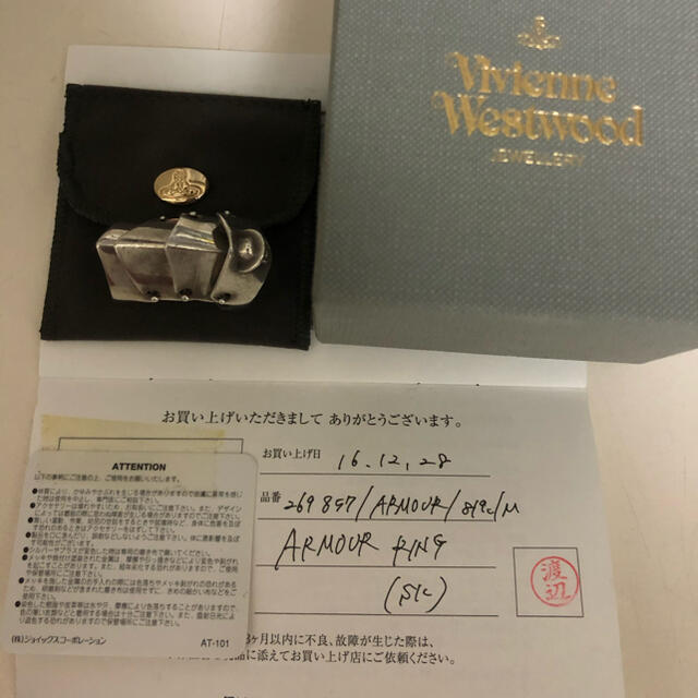 Vivienne Westwood(ヴィヴィアンウエストウッド)のVivienneWestwood ARMOUR RING メンズのアクセサリー(リング(指輪))の商品写真