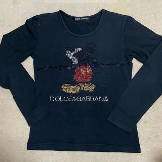 ドルチェアンドガッバーナ　ミッキーラインストーンTシャツ　Ｄ&Ｇ