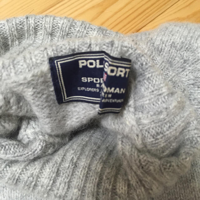 POLO RALPH LAUREN(ポロラルフローレン)のPOLO ラルフローレン グレーのニット レディースのトップス(ニット/セーター)の商品写真