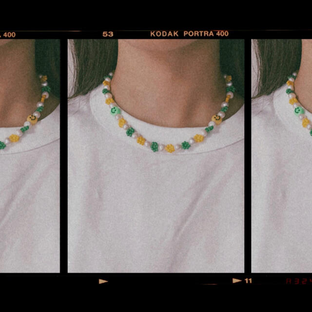 Ron Herman(ロンハーマン)の63 handmade necklace “SMILE FLOWER” ハンドメイドのアクセサリー(ネックレス)の商品写真