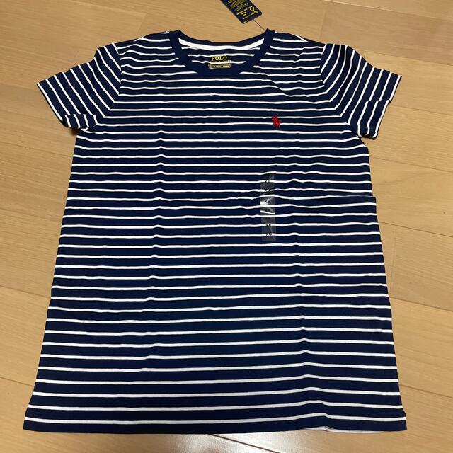 POLO RALPH LAUREN(ポロラルフローレン)の新品　XS ポロラルフローレン　ボーダー　Tシャツ レディースのトップス(Tシャツ(半袖/袖なし))の商品写真