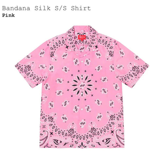 シュプリーム(Supreme)の21SS Supreme Bandana Silk S/S Shirt ピンクS(シャツ)