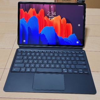 ギャラクシー(Galaxy)のGalaxy Tab S7 + Plus 256GB  純正キーボード付き(タブレット)