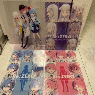 バンダイ(BANDAI)の[未使用] リゼロ 一番くじ クリアート セット レム ラム エミリア(アニメ/ゲーム)