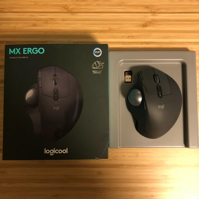 MX ERGO＋専用ケース Logicool ロジクール トラックボールマウス