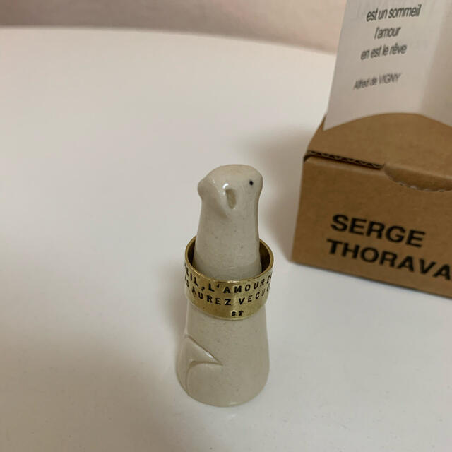 H.P.FRANCE(アッシュペーフランス)のSERGE THORAVAL ゴールドリング レディースのアクセサリー(リング(指輪))の商品写真