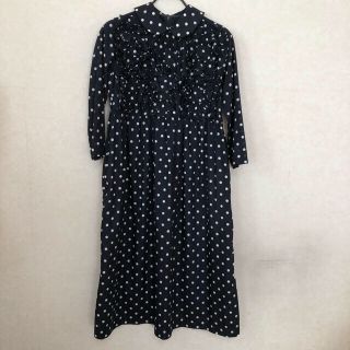 コム デ ギャルソン(COMME des GARCONS) フリル マキシワンピース