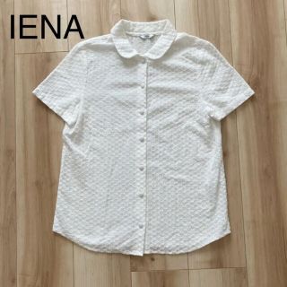 イエナ(IENA)のIENA イエナ　コットンシャツ　白(シャツ/ブラウス(半袖/袖なし))