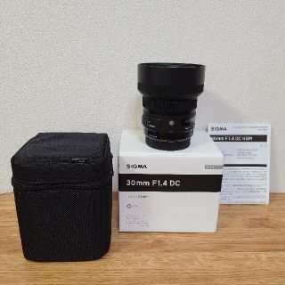 シグマ(SIGMA)の【美品】キャノン用　単焦点　シグマ  30㎜ F1.4 DC  Art モデル　(レンズ(単焦点))