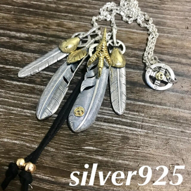 goro's - silver925 フェザーネックレス 神セット / ゴローズ goro's - silver925 フェザーネックレス 神セット / ゴローズ