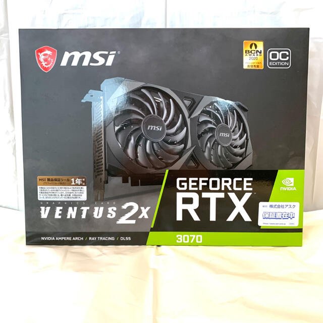 MSI GeForce RTX 3070 VENTUS 2X OC GPU