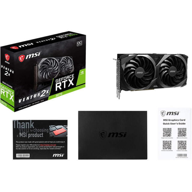 MSI GeForce RTX 3070 VENTUS 2X OC GPU