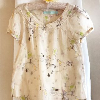 フランシュリッペ(franche lippee)のフランシュリッペ パフスリーブ ブラウス M(シャツ/ブラウス(半袖/袖なし))