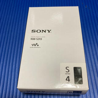 ソニー(SONY)の新品　未使用　SONY ウォークマン Sシリーズ NW-S313(B)(ポータブルプレーヤー)