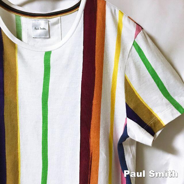 【Paul Smith】 ポールスミス マルチストライプ Tシャツ