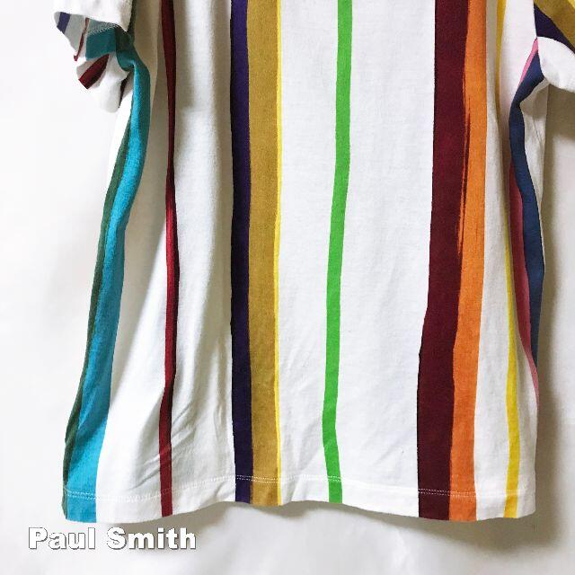 【Paul Smith】 ポールスミス マルチストライプ Tシャツ