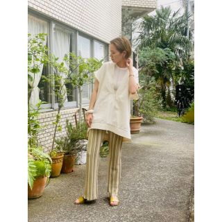 トゥデイフル(TODAYFUL)のTODAYFULStripe Knit Leggingsストライプニットレギンス(レギンス/スパッツ)