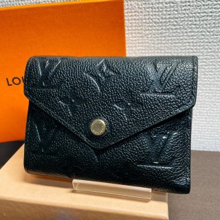 ルイヴィトン(LOUIS VUITTON)の新品同様　ルイヴィトン アンプラント ヴィクトリーヌ ノワール  M64060(財布)