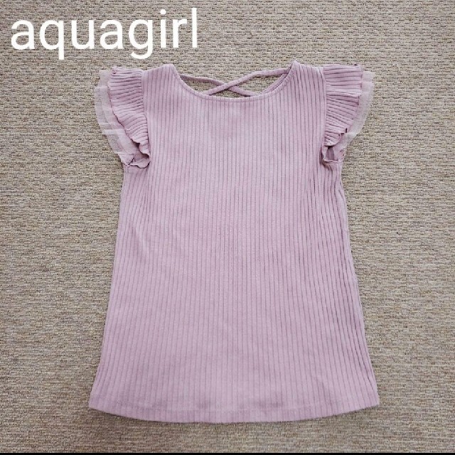 AG by aquagirl(エージーバイアクアガール)のAG by aquagirl　袖フリル トップス レディースのトップス(カットソー(半袖/袖なし))の商品写真