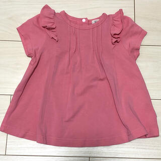 クミキョク(kumikyoku（組曲）)の組曲　ピンク　半袖　Tシャツ　90(Tシャツ/カットソー)