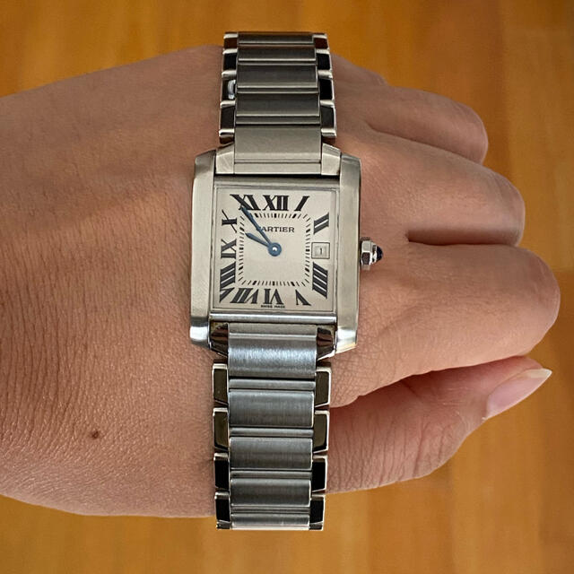 春のコレクション Cartier - カルティエタンクフランセーズMM 腕時計