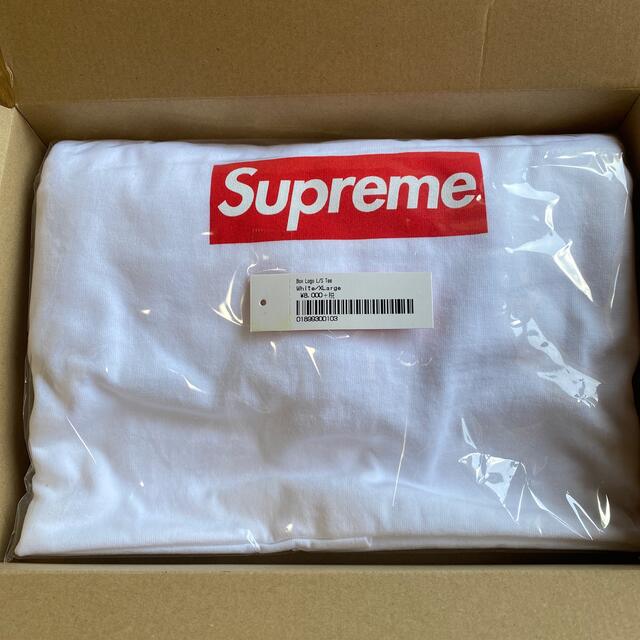 Supreme(シュプリーム)のsupreme Box Logo L/S Tee ロンT XL メンズのトップス(Tシャツ/カットソー(七分/長袖))の商品写真