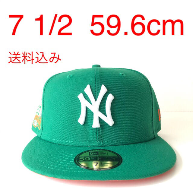 帽子New Era ツバ裏オレンジ Cap 1/2 ニューエラ ヤンキース キャップ