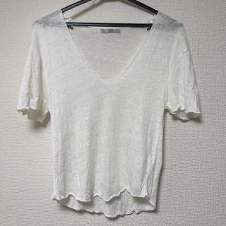 ザラ(ZARA)のZARA Ｖネック　Tシャツ(Tシャツ(半袖/袖なし))