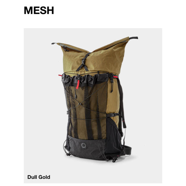 山と道　THREE バックパック　mesh Dull Gold 2021 M