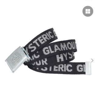 ヒステリックグラマー(HYSTERIC GLAMOUR)の新品定価以下　HYSTERIC GLAMOUR ロゴ  テープベルト(ベルト)