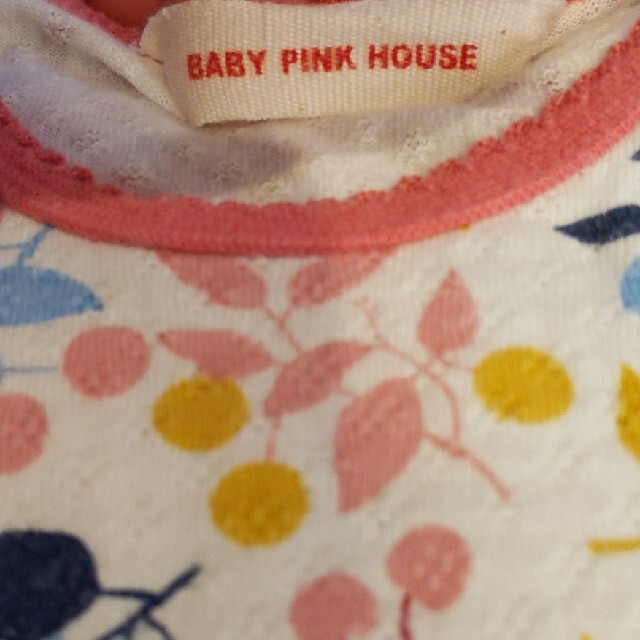 PINK HOUSE(ピンクハウス)のBABY PINK HOUSE　カットソー　100サイズ　ピンク系 キッズ/ベビー/マタニティのキッズ服女の子用(90cm~)(Tシャツ/カットソー)の商品写真