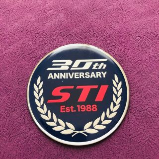 スバル(スバル)のスバル STI 30th ANNIVERSARY 創立30周年記念エンブレム(車外アクセサリ)