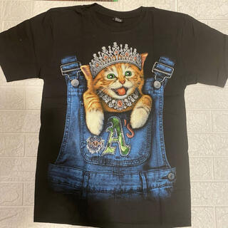 ネコティーシャツ ネコ デザイン Tシャツ tシャツ メンズ(Tシャツ/カットソー(半袖/袖なし))