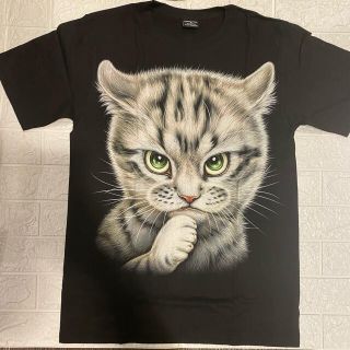 デザイン プリント コミカル パロディー 猫 ねこ ティーシャツ Tシャツ(Tシャツ/カットソー(半袖/袖なし))