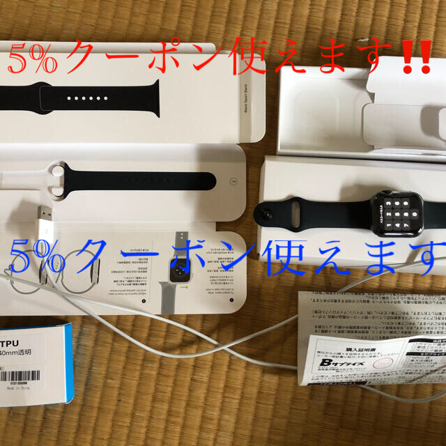 Apple Watch SE（GPSモデル） 40mm 、Apple