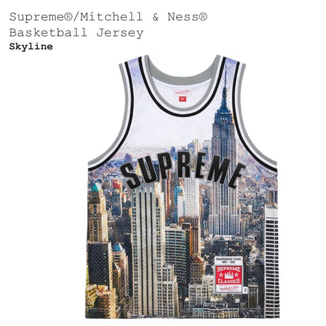 Supreme Mitchell Ness Basketball Jersey