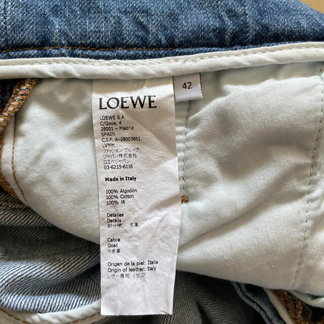 LOEWE(ロエベ)のLOEWE オーバーサイズジーンズ　登坂広臣着用 メンズのパンツ(デニム/ジーンズ)の商品写真