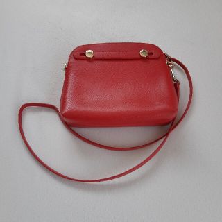 フルラ(Furla)のFURLAパイパーミニショルダーバッグ、レッド.　今週だけ値下げ！(ショルダーバッグ)