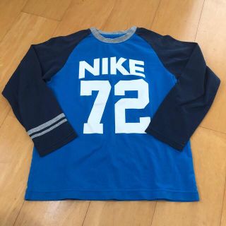 ナイキ(NIKE)のNIKE 長袖　Tシャツ　140㎝　青(Tシャツ/カットソー)