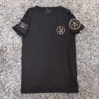 アルマーニジーンズ(ARMANI JEANS)のARMANI JEANS黒ＴシャツL(Tシャツ/カットソー(半袖/袖なし))