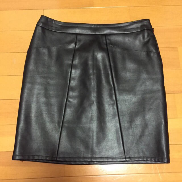 MURUA(ムルーア)のmk様お取り置き✩ MURUA ムルーア レザータイトスカート ブラック レディースのスカート(ミニスカート)の商品写真