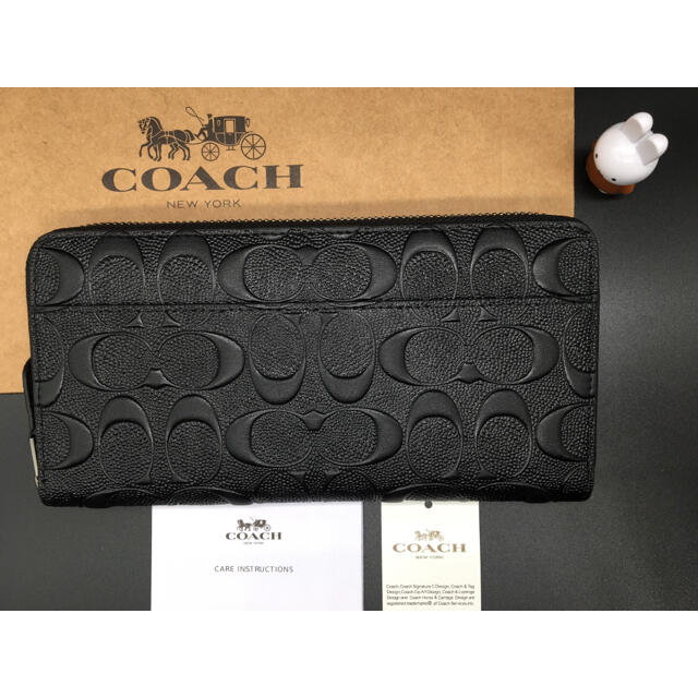 COACH長財布 ラウンドファスナーF58113 BLK ブラック 黒 www.filipeshoes.com