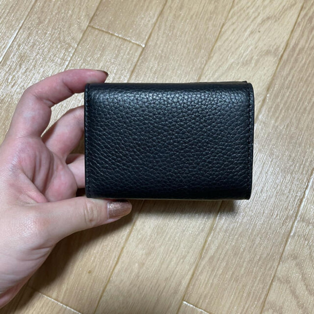 Balenciaga(バレンシアガ)の値下⭐️BALENCIAGA ミニ財布　黒　 レディースのファッション小物(財布)の商品写真