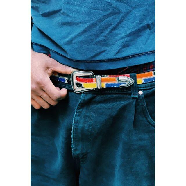 supreme patchwork ranger belt black S/M