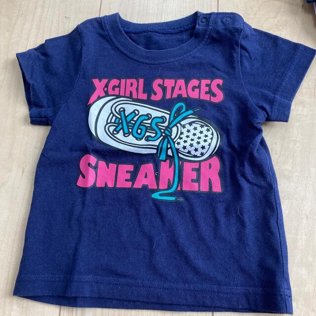 X-girl(エックスガール)のxgirl Tシャツ　80 キッズ/ベビー/マタニティのベビー服(~85cm)(Ｔシャツ)の商品写真