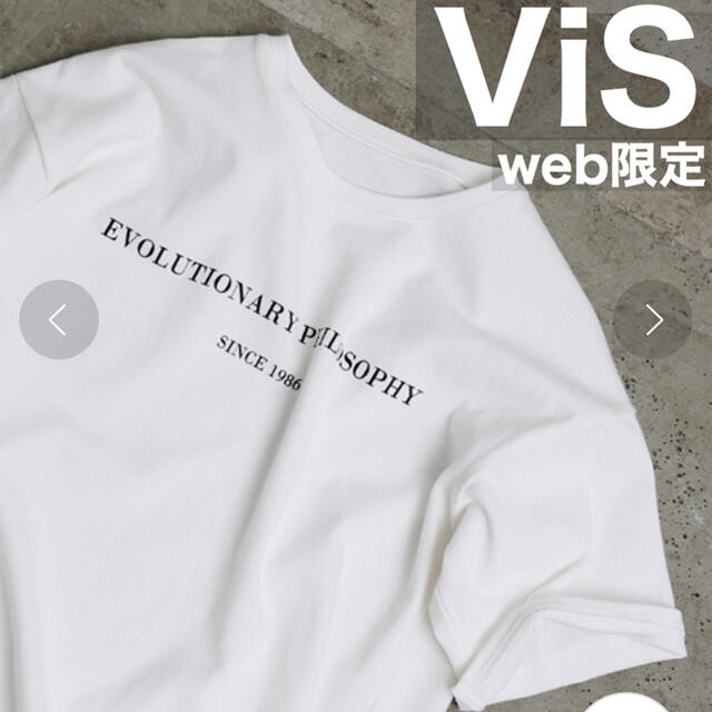 ViS(ヴィス)のViS ◎ web限定Tシャツ　美品  レディースのトップス(Tシャツ(半袖/袖なし))の商品写真