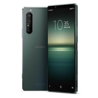 ソニー(SONY)のXperia1Ⅱ 5G XQ-AT52 12G/256G GREEN オマケ多数(スマートフォン本体)