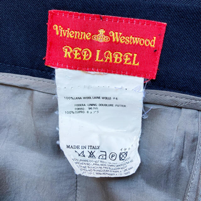 Vivienne Westwood(ヴィヴィアンウエストウッド)のVivienne Westwood RED LABEL　タイトスカート　ブラック レディースのスカート(ひざ丈スカート)の商品写真