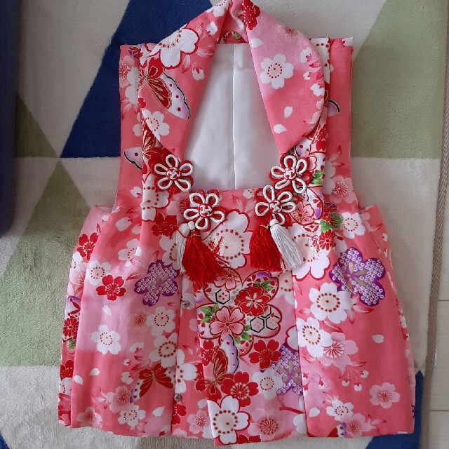 七五三　3歳着物　フルセット　女の子 キッズ/ベビー/マタニティのキッズ服女の子用(90cm~)(和服/着物)の商品写真