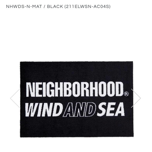 NEIGHBORHOOD(ネイバーフッド)の NEIGHBORHOOD NHWDS / N-MAT wind and sea インテリア/住まい/日用品のラグ/カーペット/マット(ラグ)の商品写真